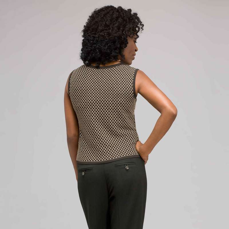Dot Pattern Shell, Laurel/ Chino, large image number 1